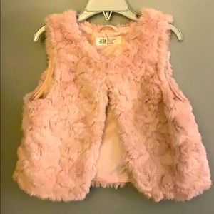 Faux fur vest